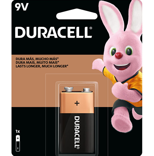 Bateria Alcalina Duracell 9V