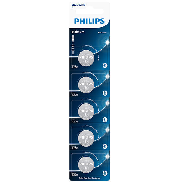 Bateria Litio Philips CR2032