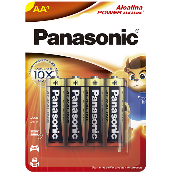 Pilha Alcalina Panasonic AA