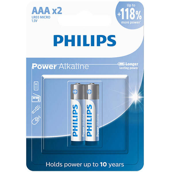 Pilha Alcalina Philips AAA