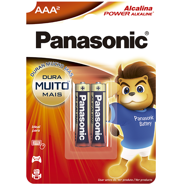 Pilha Alcalina Panasonic AAA