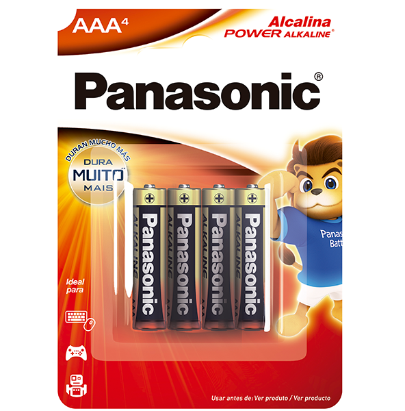 Pilha Alcalina Panasonic AAA