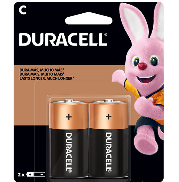 Pilha Alcalina Duracell C