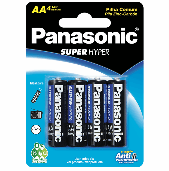Pilha Comum Panasonic AA