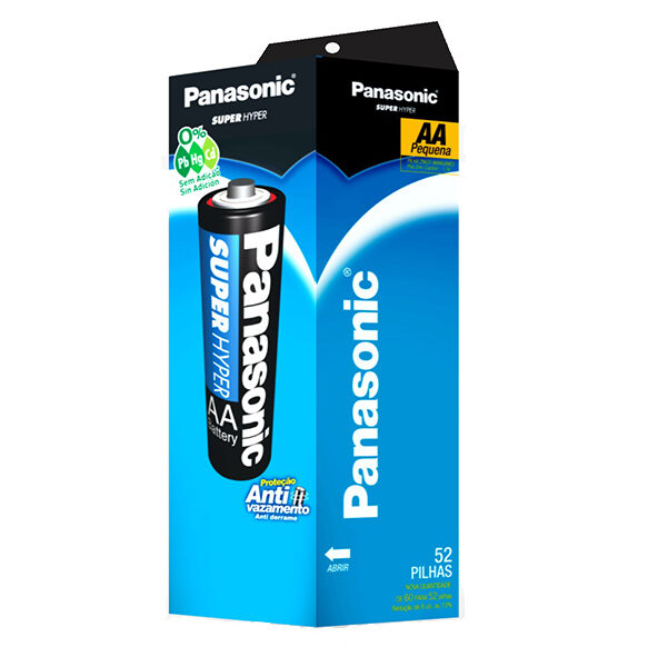 Pilha Comum Panasonic AA Tubo