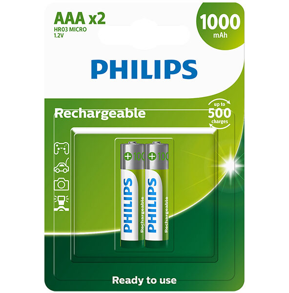 Pilha Recarregável Philips AAA