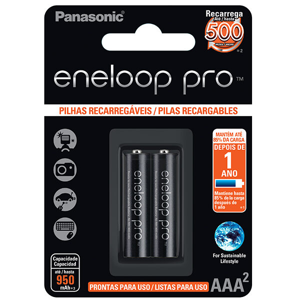 Pilha Recarregável ENELOOP Pro Panasonic AAA